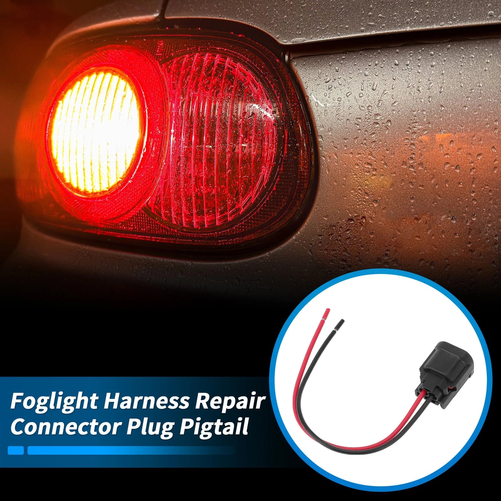 Foglight Harness Repair Connector Plug Pigtail for Honda Accord (2016–2017)