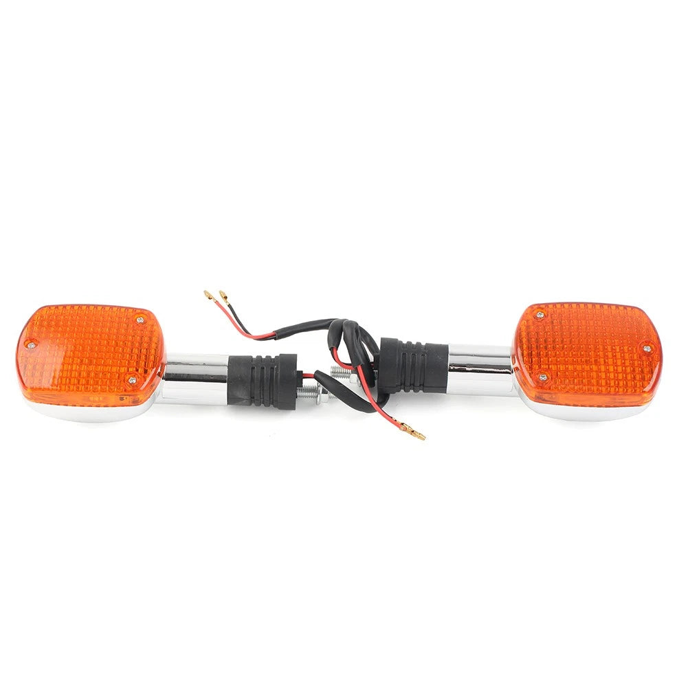 2X Turn Signal Indicator Lamps Amber for Honda Magna Rebel CMX 250 450 (1985–2002)