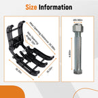 Black Steel Grapple for Mini Excavator (0.8T-1.8T)