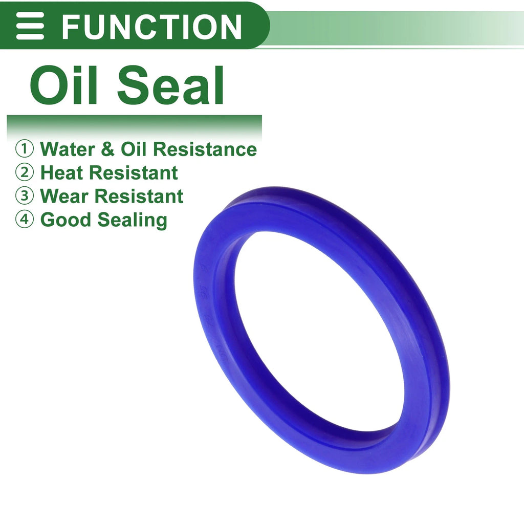 Set of 5 Oil Seal Ring 75x95x9mm for Rotary Shaft (High Pressure)