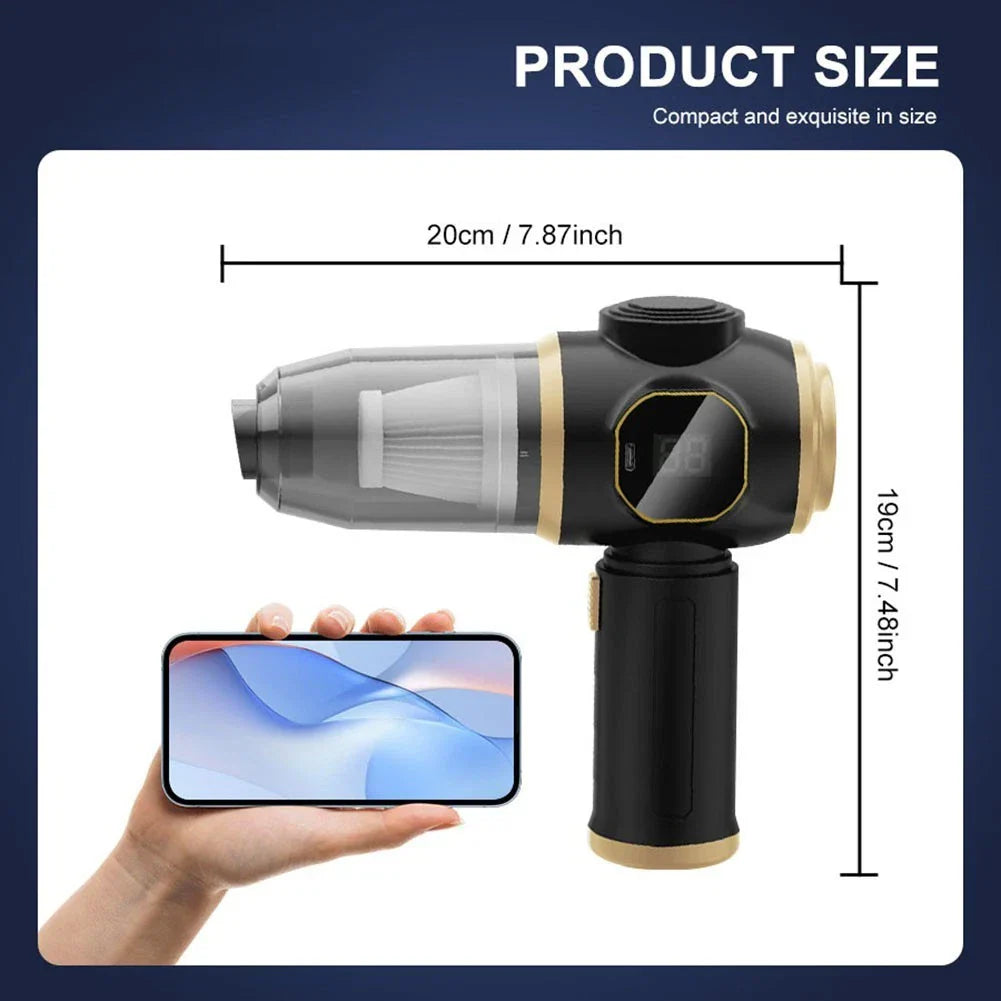 Car Vacuum Cleaner / 25KPA / High Capacity for Quick Cleanups
