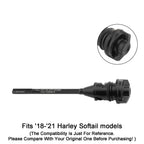 Oil Dipstick Tank Cap Plug for Harley Softail Breakout (2013–2023) Black