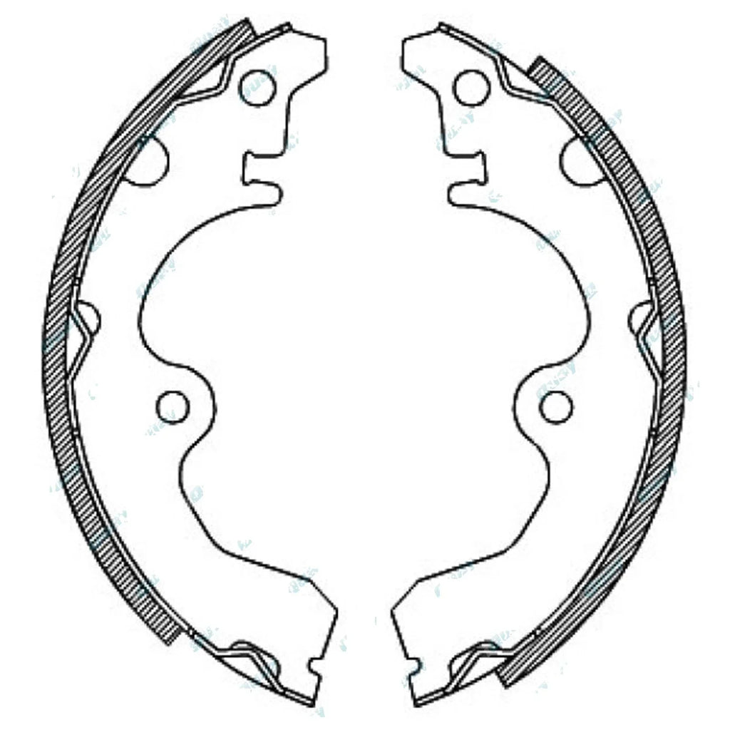 Rear Brake Shoes Lining Set for Toyota Paseo EL44 1991-1995 4cy 5E-FE 1.5L