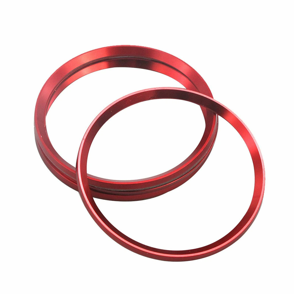 Red Alloy Wheel Rim Center Hub Caps for Cadillac SRX (2010-2016)