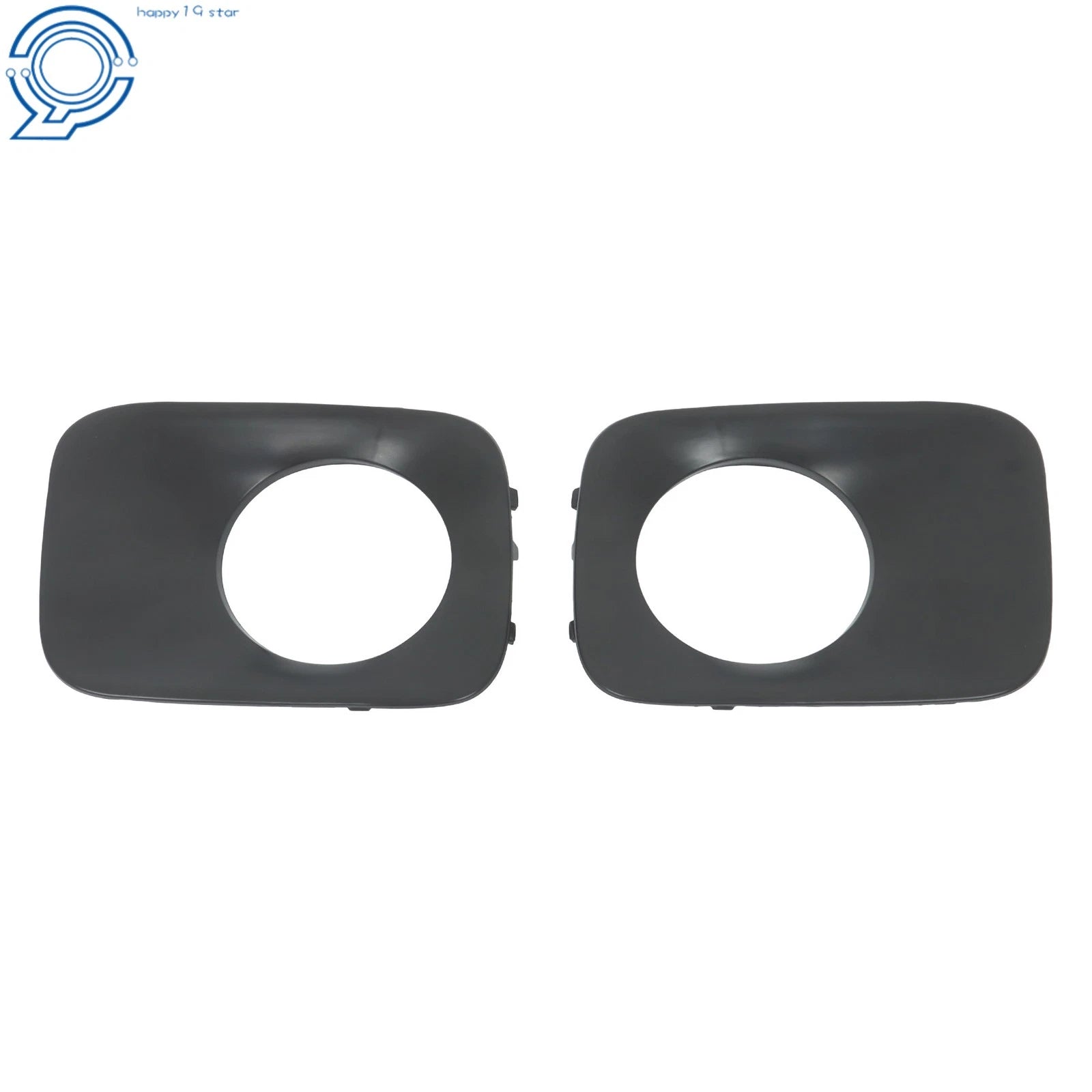 Set of 2 Primed Plastic Fog Light Covers for Honda Pilot (2009-2011)