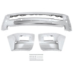 Chrome Front Bumper for RAM 2500 3500 (2010-2018) with Fog Lamps & Sensors