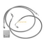 Rear Brake Hose Lines & Fitting Cross for Polaris Ranger 500 4x4 6x6 (2000–2004)