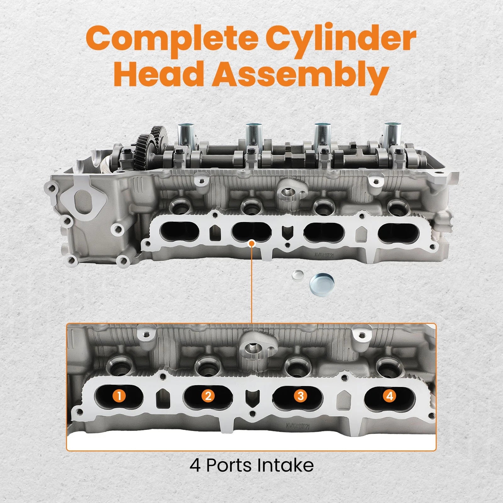 Cylinder Head for Toyota Tacoma 2.4L 2.7L (2001–2004)