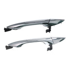 Door Handle Outer 2 x Chrome Rear Left+Right for Hyundai i30 (2012–2017)