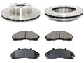 Front Brake Pad and Rotor Kit for Mazda B2300 (2001–2002) QR887RG