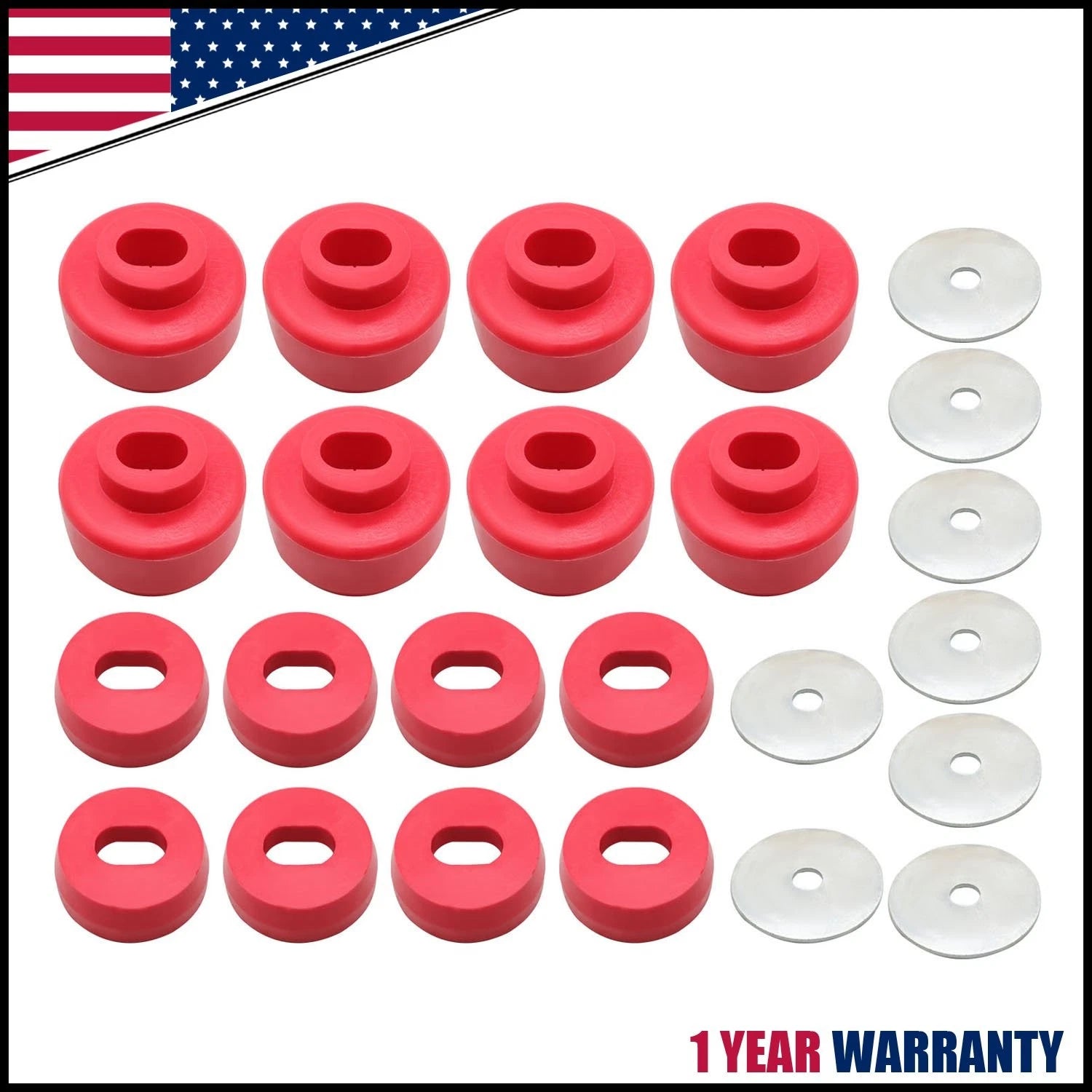 Body Mount Bushing Cab Kit for Chevy Sierra GMC 1500 2500 (1999–2014) 7-141