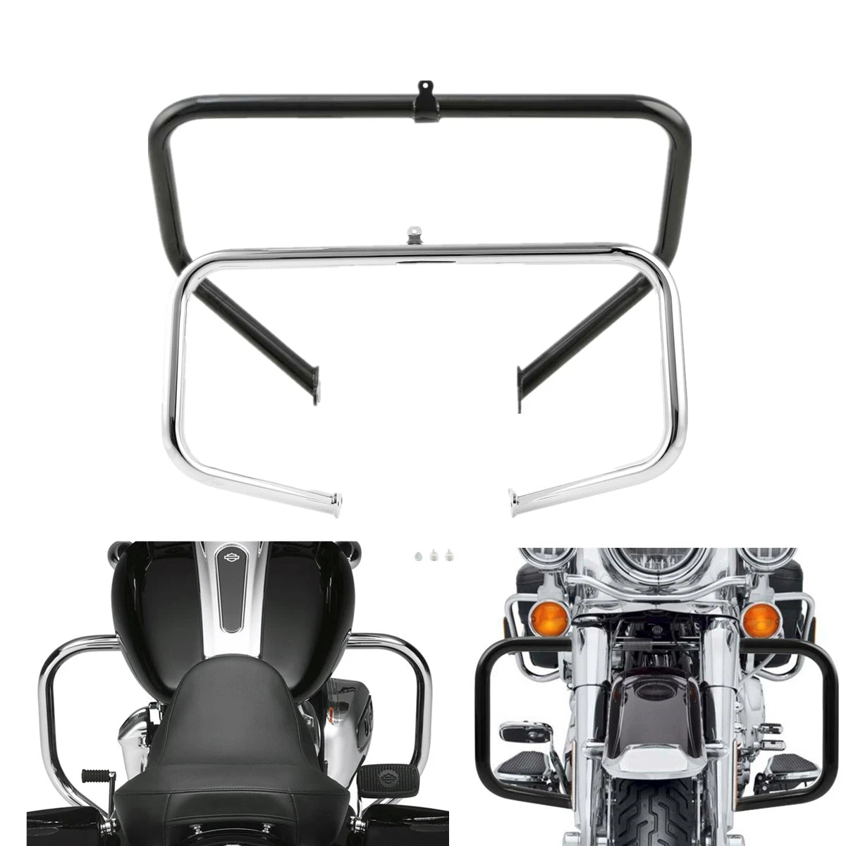 Engine Guard Crash Bar for Harley Touring Road Street Glide (2009–2023)