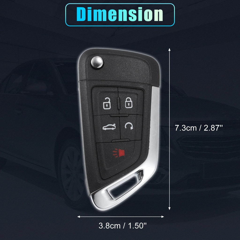 5 Button Key Fob Case for Chevrolet (OHT01060512)