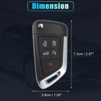 5 Button Key Fob Case for Chevrolet (OHT01060512)