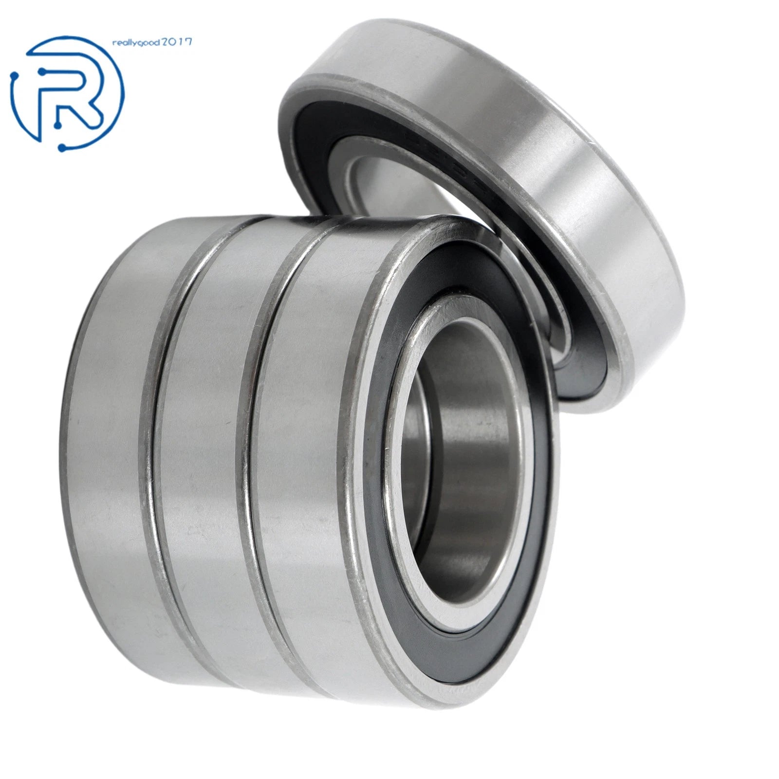 Set of 4 6210-2RS 50mm Inner Dia Deep Groove Ball Bearings
