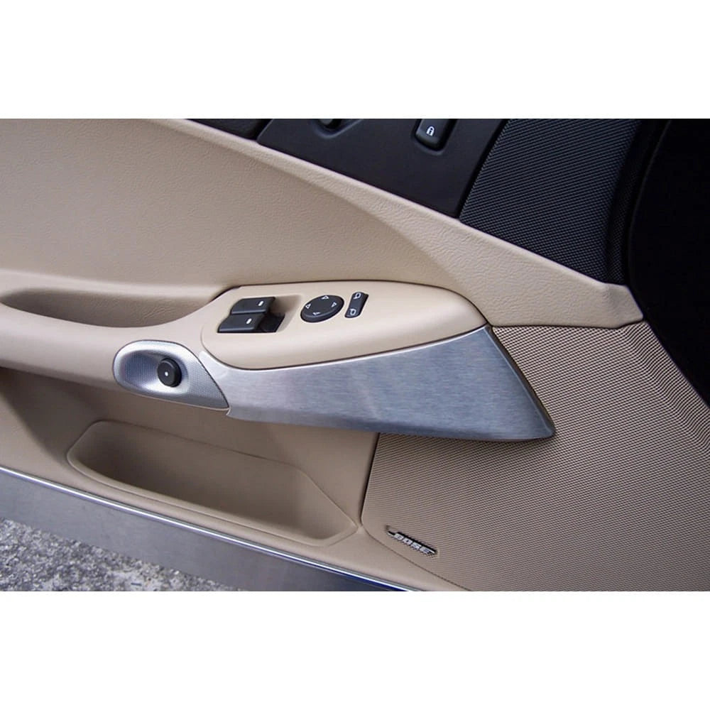 2pc Brushed Stainless Steel Knee Guard for Chevrolet Corvette C6 (2005–2013)
