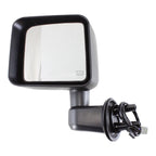 Power Mirror for Jeep Wrangler (2011–2013) Driver Side Heated Textured Black