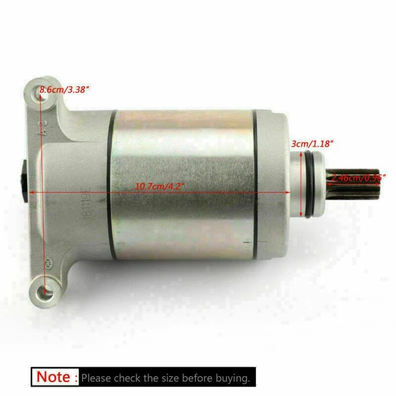 Electric Starter Motor for Yamaha Grizzly 550/700 (2009–2014) YFM550 YFM700