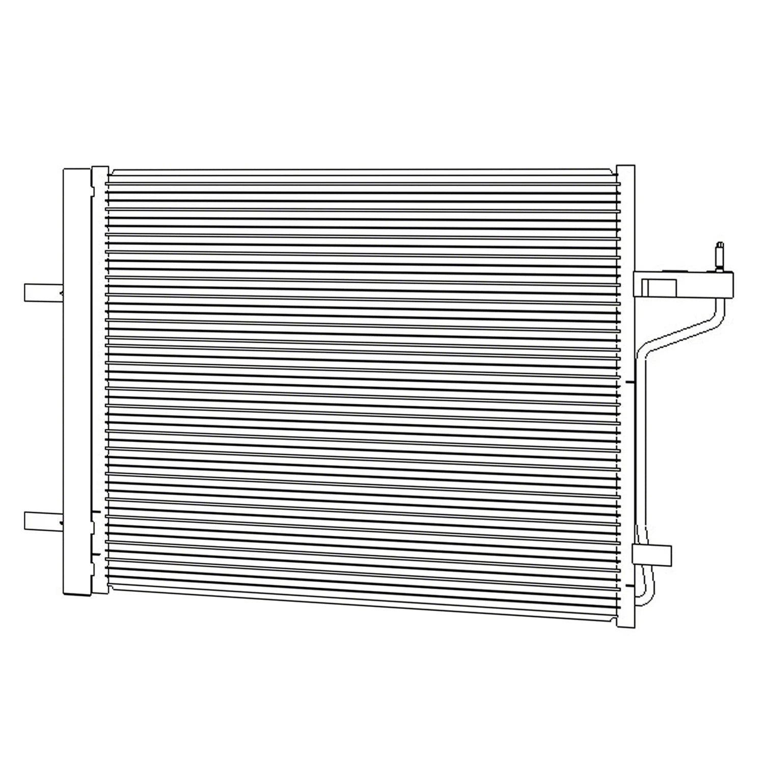 Replacement A C Condenser Stock Repair Part for Ford C Max (2013–2018)