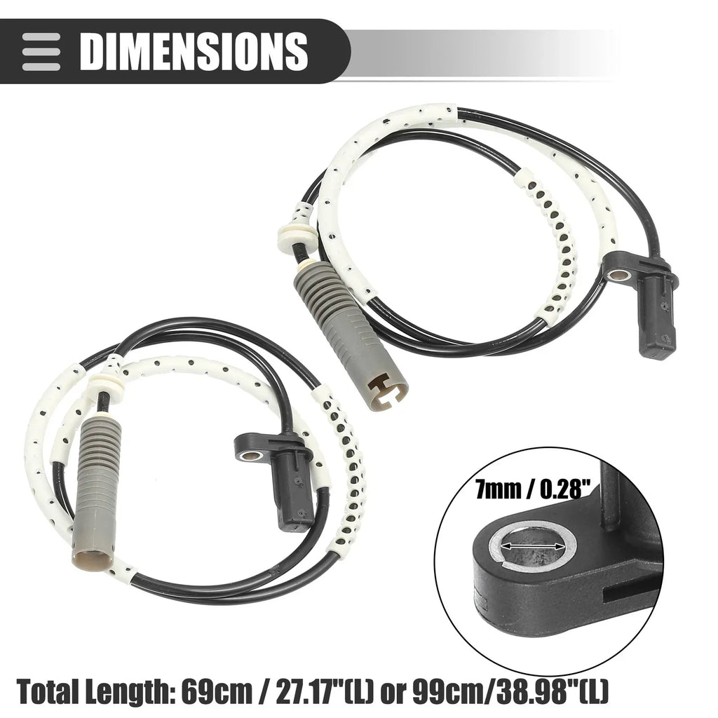 ABS Sensor Rear Left & Right for BMW 128i E82
