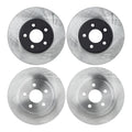 Front and Rear Disc Brake Rotors for Dodge Stratus (1995–2000) 14 In. Wheels
