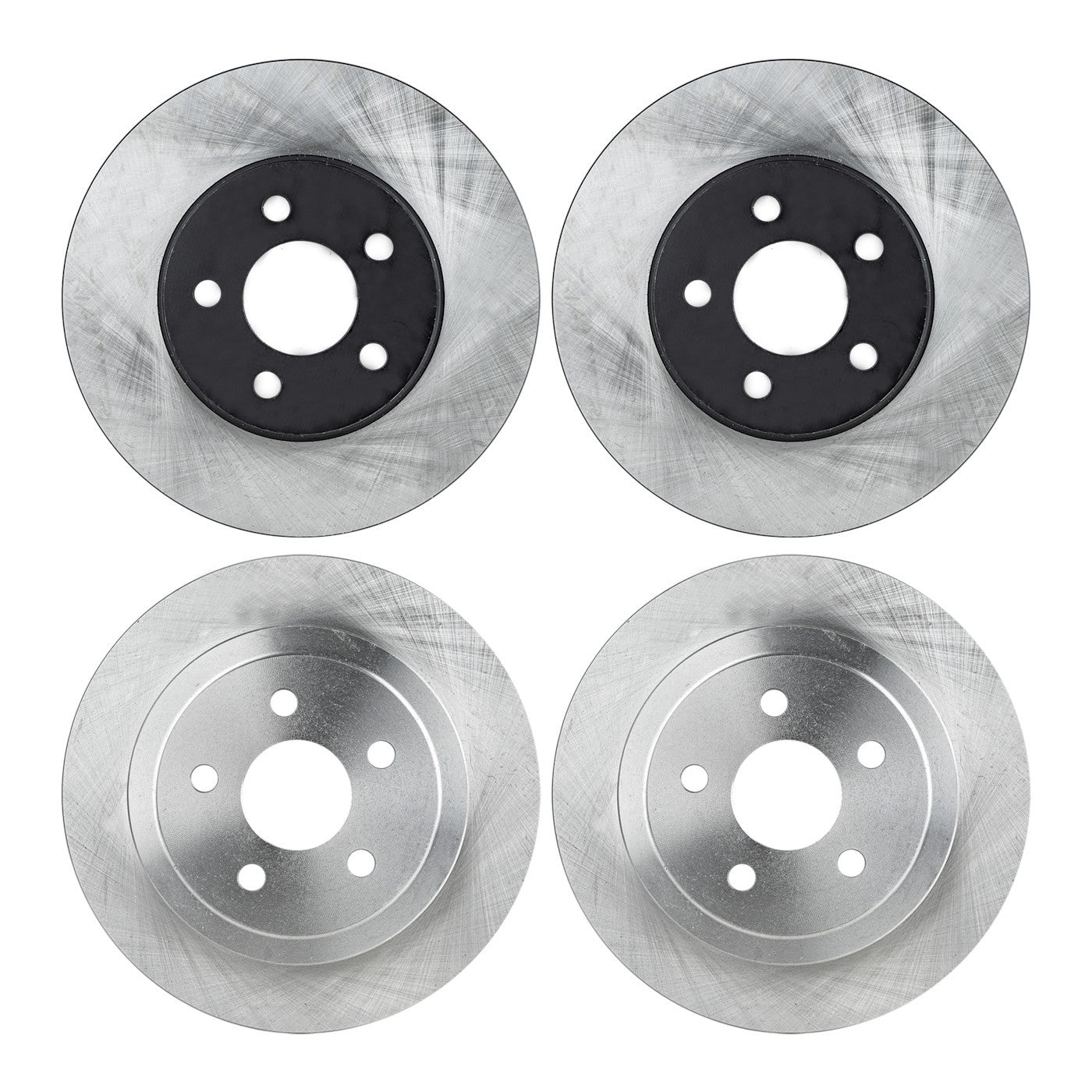Front and Rear Disc Brake Rotors for Dodge Stratus (1995–2000) 14 In. Wheels