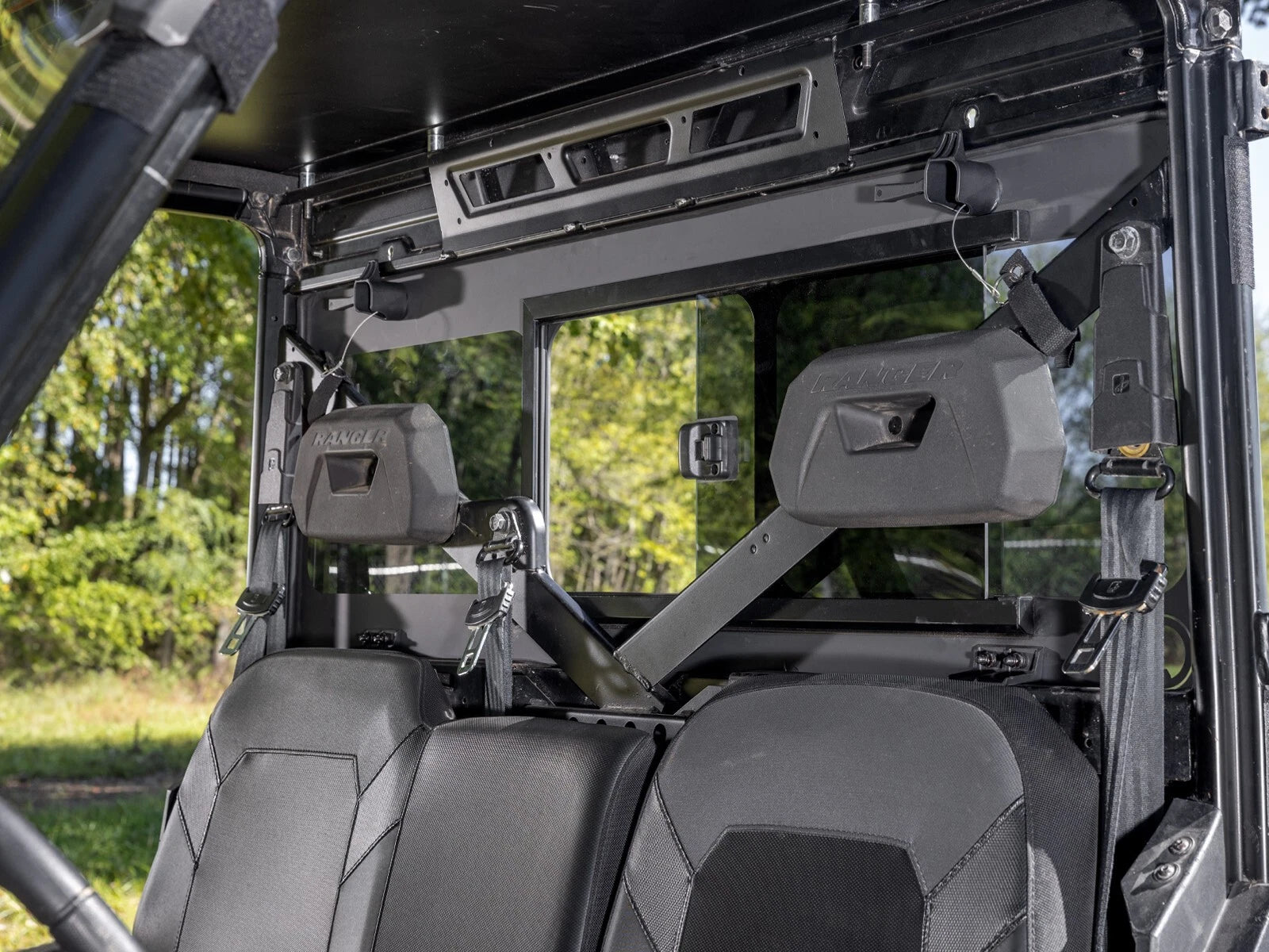 Rear Sliding Glass Windshield for Polaris Ranger XP 1000 (2017–2023)
