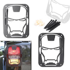 Iron Man Rear Tail Light Covers for JEEP WRANGLER JK (2007-2016)