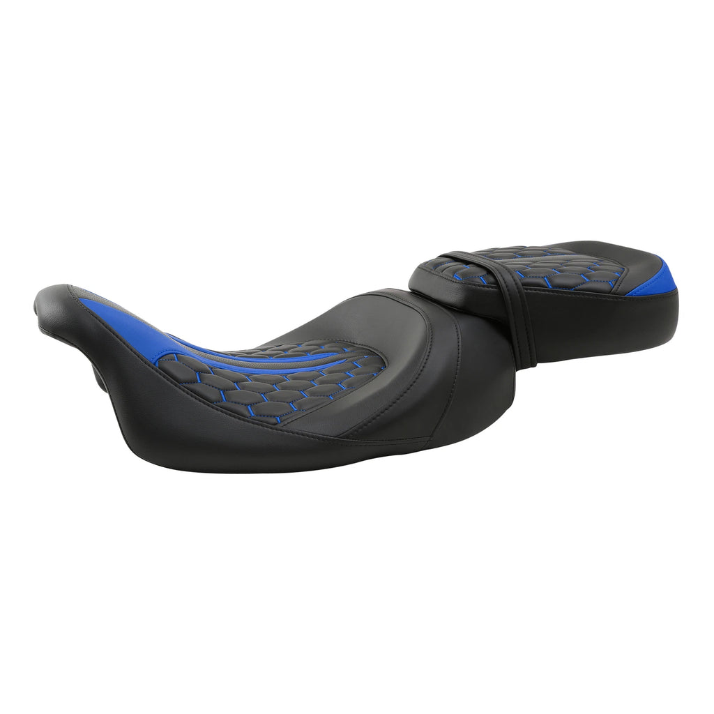 Low-Profile Driver Passenger Seat for Harley Touring Electra Glide (2009–2023)