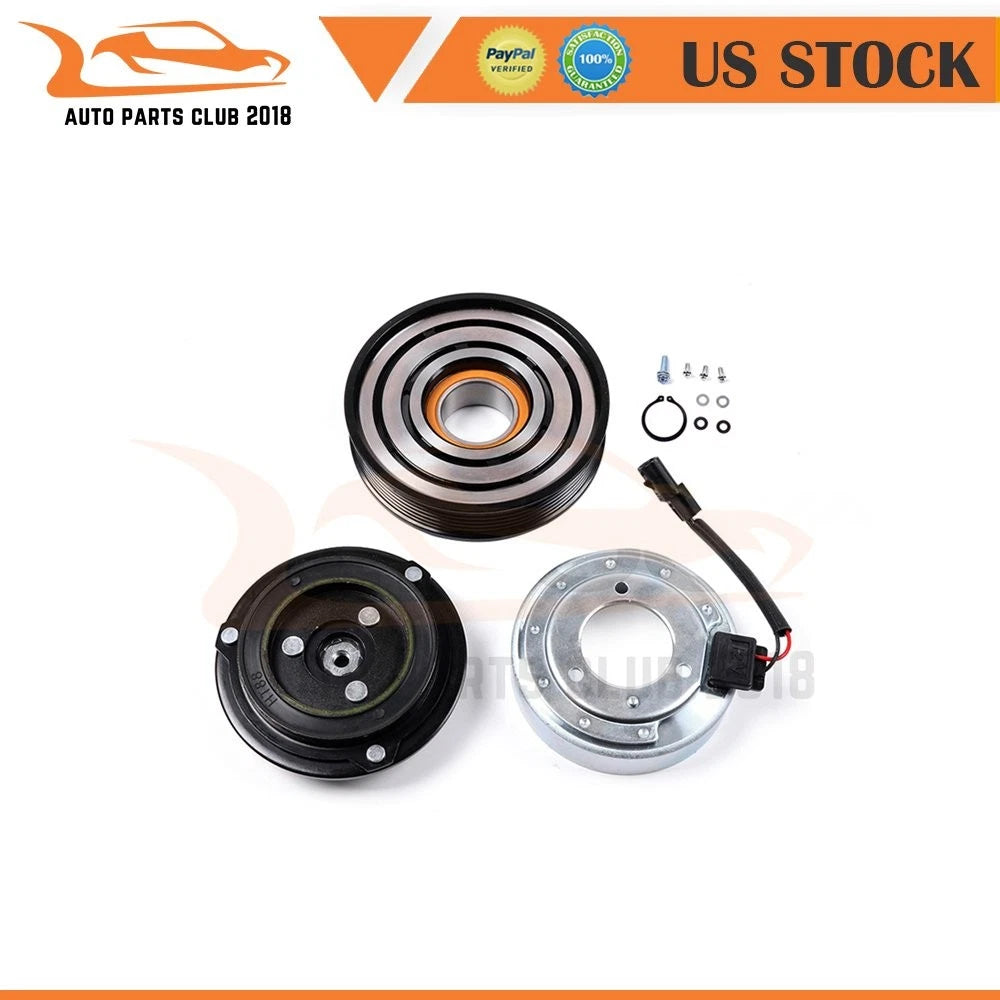 A/C Compressor Clutch Pulley Bearing Coil Plate Kit for Nissan Rogue