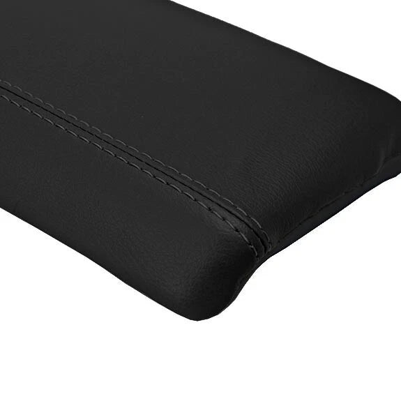 Console Lid Armrest Cover for Nissan 300ZX (1984–1989) Black PVC Leather