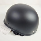 Motorcycle Helmet DOT Certified for Trooper (Dull Black Matte, Size XL)
