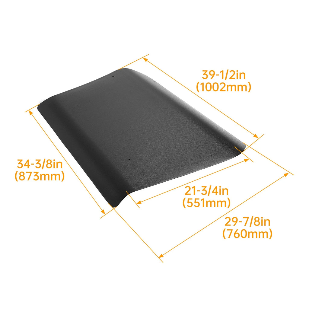 Black Textured Roof Top for Polaris RZR 200 EFI (2022–2026)