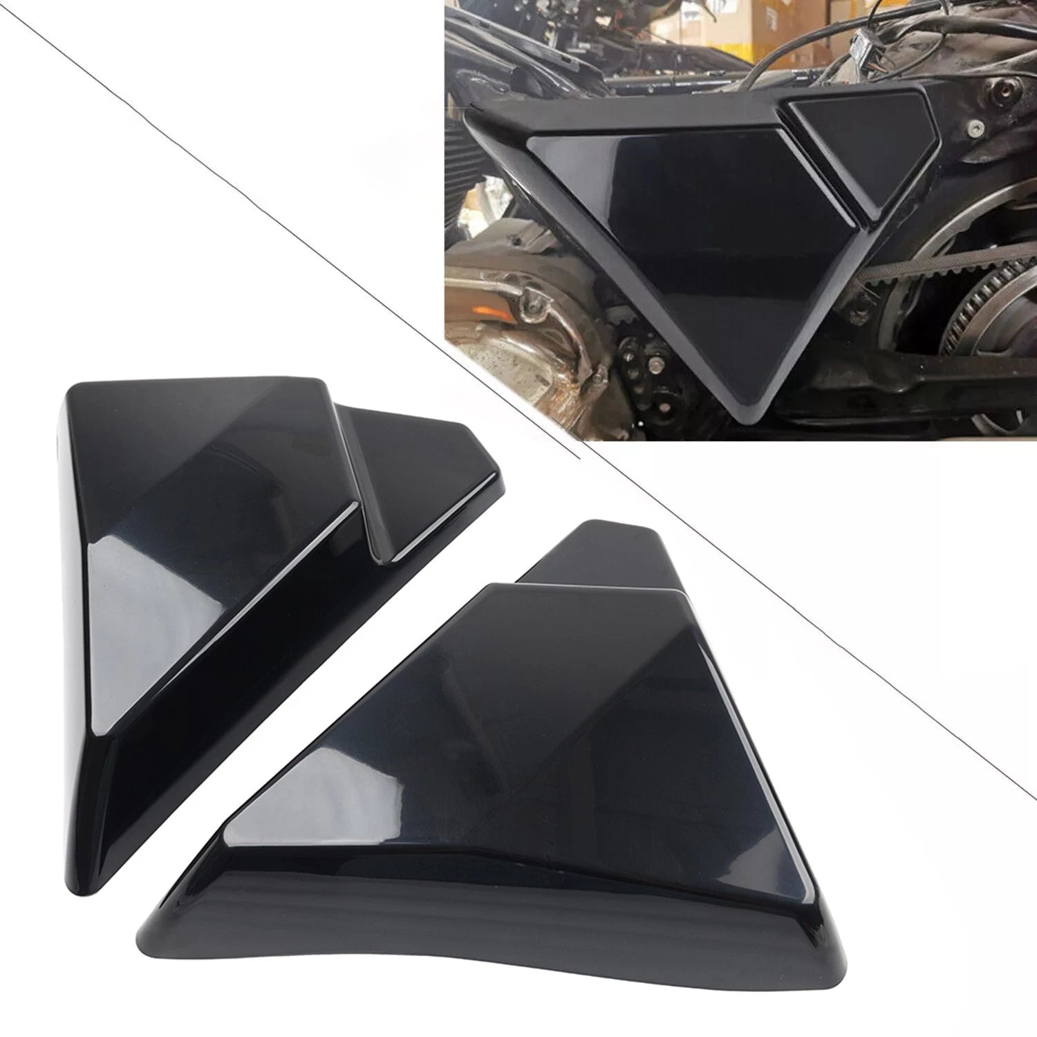 Unpainted Side Cover Panel for Harley Touring Road Street Glide Special (2009–2023)