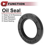 Set of 5 Rotary Shaft Oil Seals 40x62x7mm Nitrile Rubber for Various Models