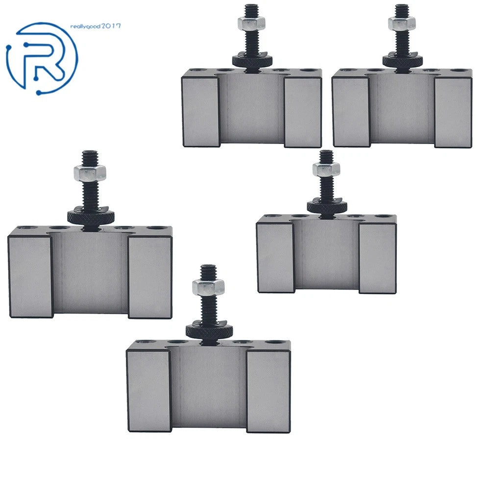 5-Pack Quick Change Tool Post Holder for 6-8" Swing Lathes 