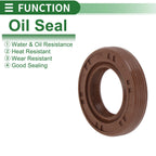 Set of 5 Oil Seals FKM Rubber 20x35x7mm for Various Applications