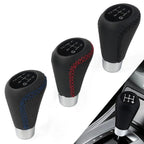 Black Leather 5 Speed Manual Gear Shift Knob