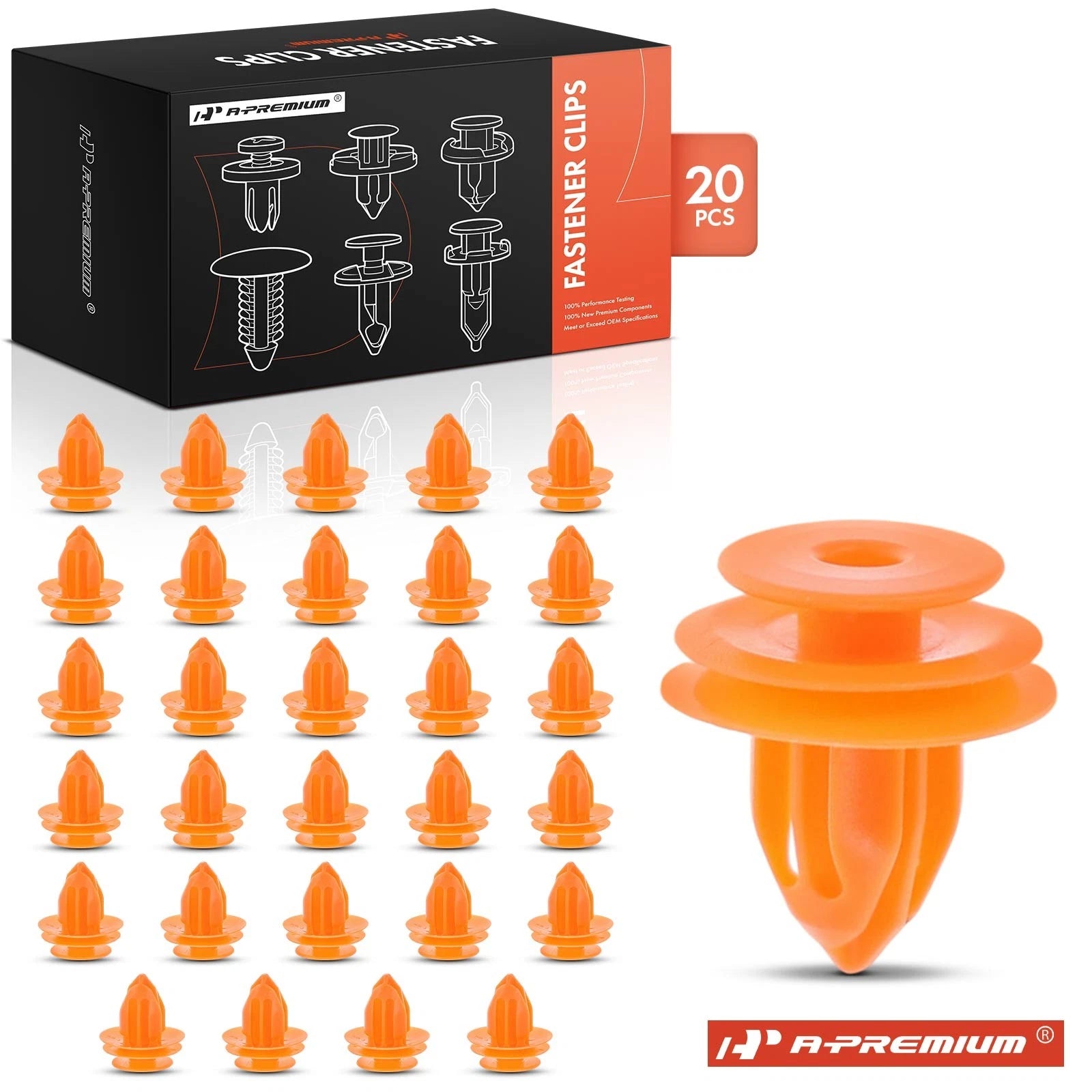 30x Nylon Rear Liftgate & Headliner Retainer Clips for Ford Honda 