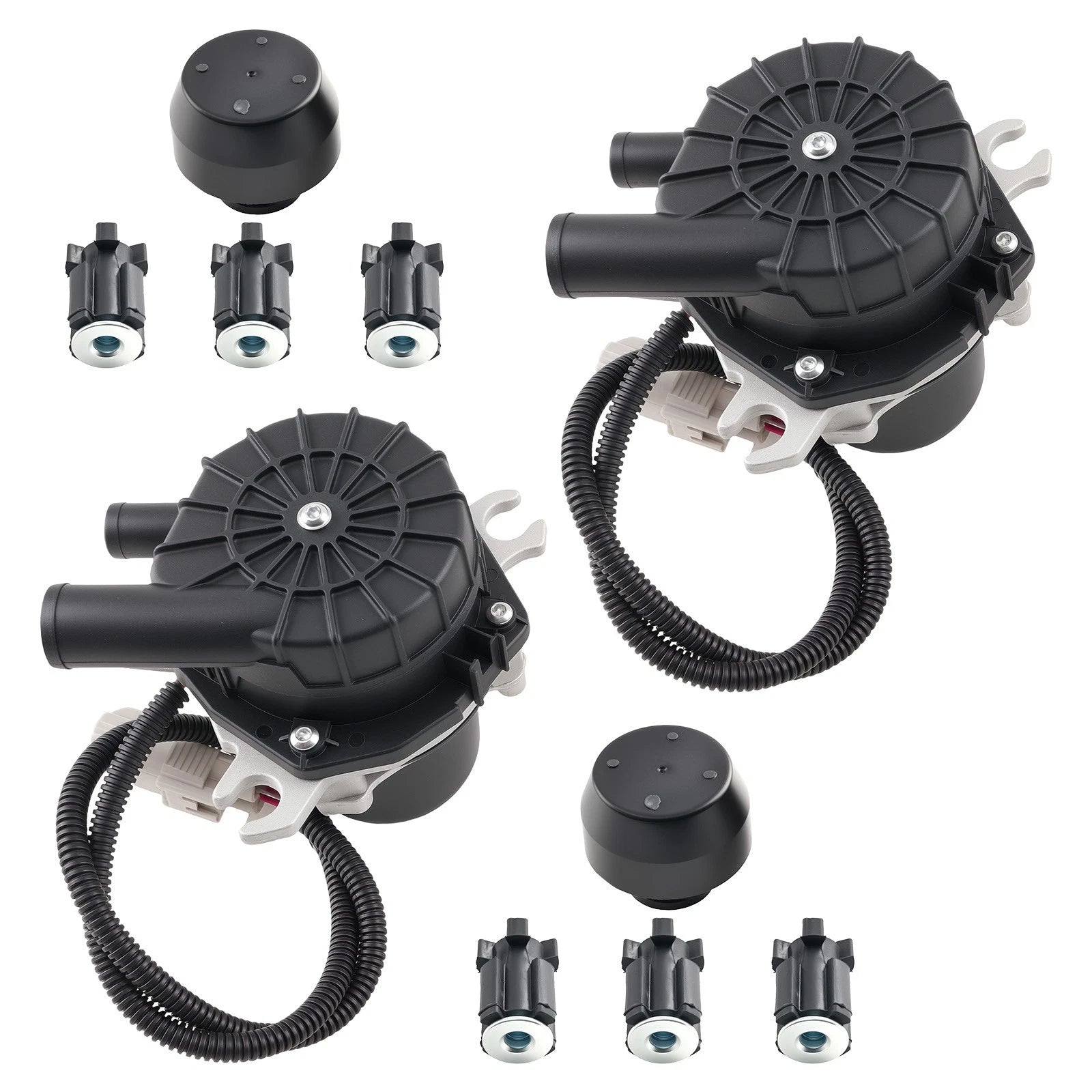 2X Air Pump Assembly for Lexus LX570, Toyota Sequoia, Land Cruiser (2008–2021)