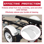 Pair of Trailer Fenders for Single-Axle (8"-12" Wheels)