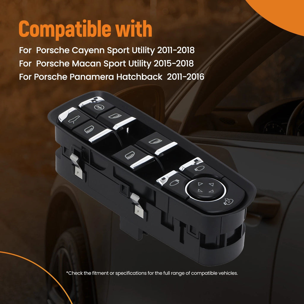 Driver Side Master Window Control Switch for Porsche Panamera (2011–2016) 15PINS