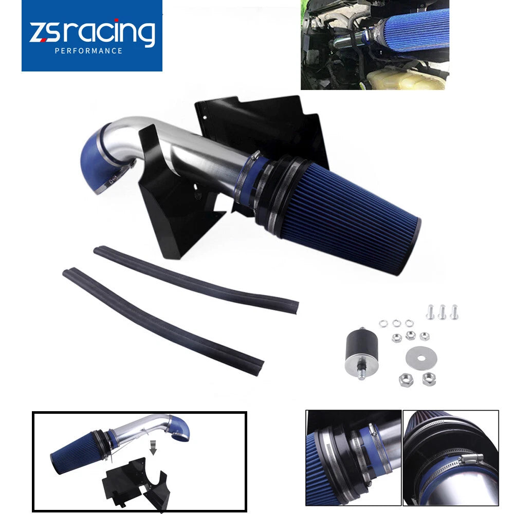 Cold Air Intake System with Heat Shield for V8 4.8L/5.3L/6.0L (99–06)