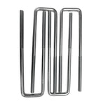 Square U-Bolts for Chevy Silverado GMC Sierra (12.5" Long, 2.5" Wide)