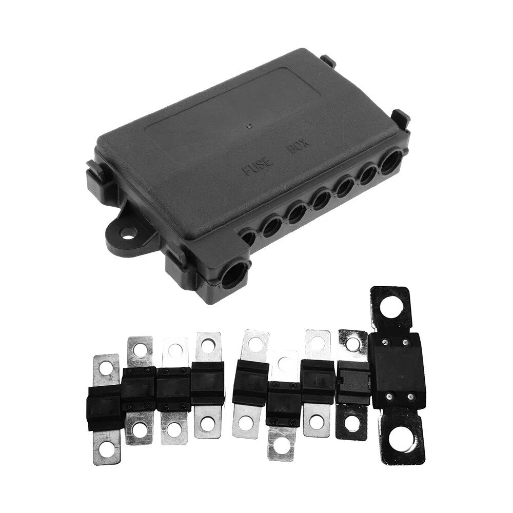 7 Way Multi Fuse Block Box Holder for Car Auto (12V–32V)