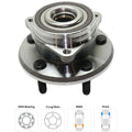 Set of 2 Wheel Hubs for Jeep Durango