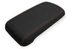 Leather Console Lid Armrest Cover for Chevrolet Colorado (2015–2022) Orange Stitch