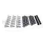 Round Flat Fairing Bolts for Kawasaki Ninja ZX10R (2004–2005) - Silver