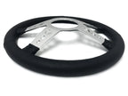 Polished 9 Hole Steering Wheel Replacement for Universal Fit 14 Inch (9 Hole)