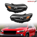 Pair Projector LED Headlights for Jeep Cherokee (2019–2023)